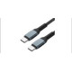 Câble USB C vers Type C, tissé+AL